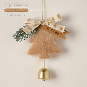 Christmas Decoration Pine Cone Pendant (Option: Brown Christmas Tree Bell)