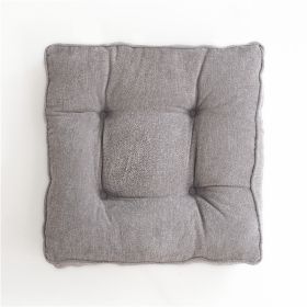 Stool Docking Seat Cushion Soft (Option: Fleece Gray-40x40x10cm)