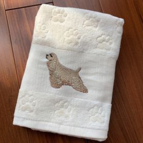 Dog Embroidery Water Absorbing Wash Towel (Option: 1 Style-62x40cm)