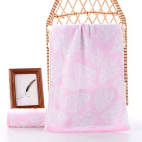 Bamboo Fiber Strawberry Towel Absorbs Water (Option: Light pink-26x50cm)