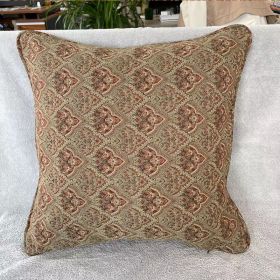 Ethnic Style Cushion Cover Bohemian Style (Option: Deep khaki-45 X45cm Pillowcase)