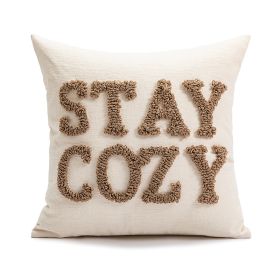 Decorative Christmas Red Candy Doll Pillow (Option: STAYCOZY-45 X45cm Without Core)