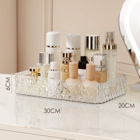 Light Luxury Bathroom Floor Trolley Mobile Toilet Gap Toilet Bathroom Cosmetics Storage Rack (Option: One Layer White)