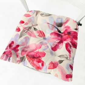 Flower Flower 213 Thick Flannel Chair Cushion (Option: Square Flower No 7-40x40CM Velvet)