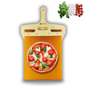 Kitchen Gadgets Sliding Pizza Shovel Non Stick Pizza Smooth Cutting Board Storage Transfer Board Kitchen Baking Tool (Option: Pizza Transfer Shovel)