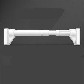 Simple Household Free Punching Telescopic Rod (Option: White-1.5to2.1m)