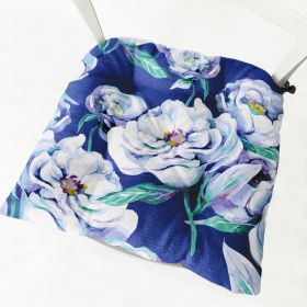 Flower Flower 213 Thick Flannel Chair Cushion (Option: Square Flower No 5-40x40cm Cotton And Linen)