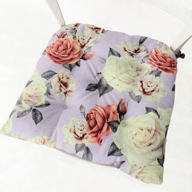 Flower Flower 213 Thick Flannel Chair Cushion (Option: Square Flower No 6-40x40cm Cotton And Linen)