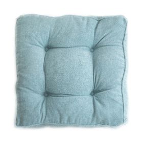 Stool Docking Seat Cushion Soft (Option: Fleece Lake Blue-45x45x10)